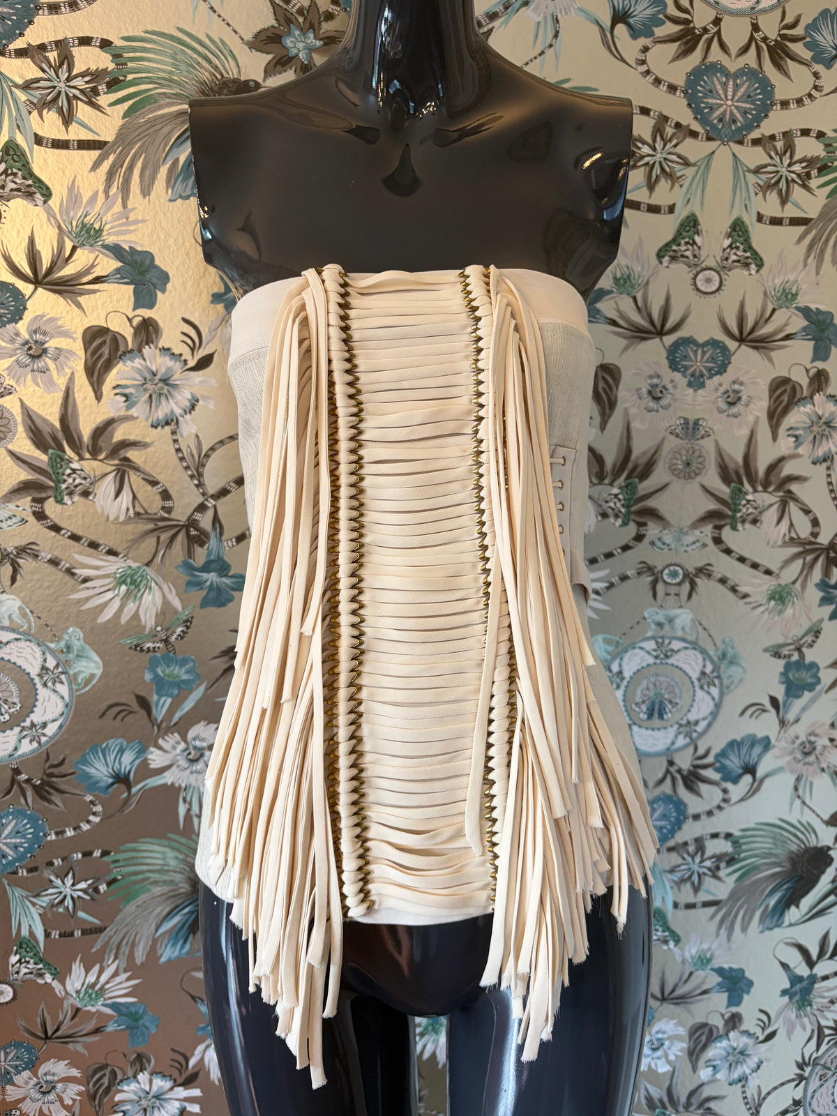 Vintage Gucci SS2011 Fringed Corset