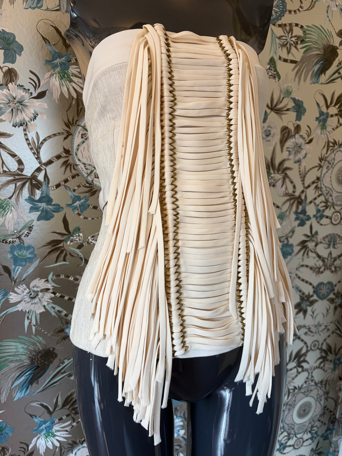 Vintage Gucci SS2011 Fringed Corset