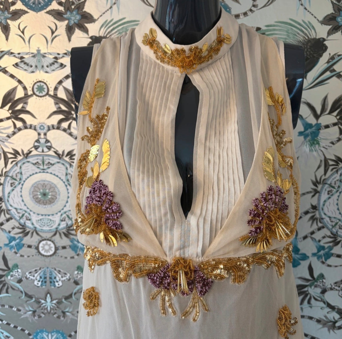 Just Cavalli Embellished Fringe Flapper Dress