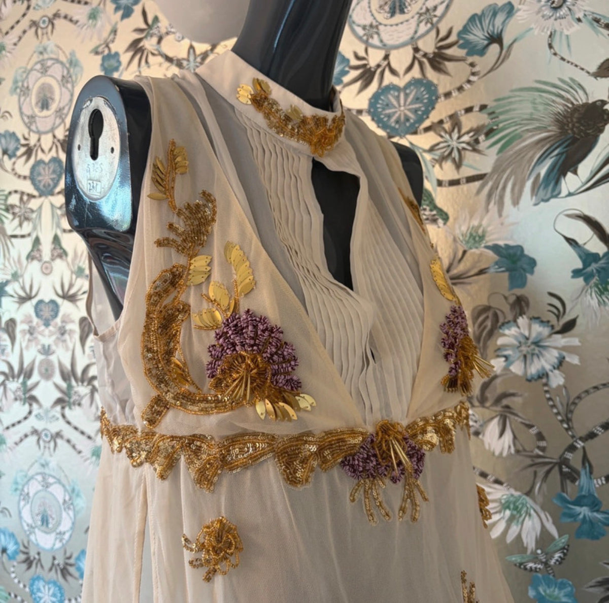 Just Cavalli Embellished Fringe Flapper Dress