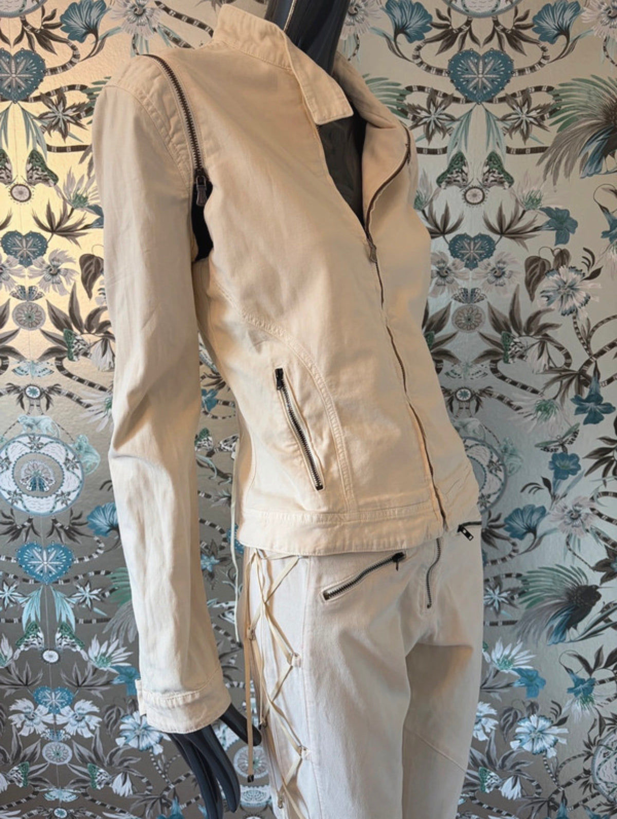 Vintage Versace Jeans Couture Lace Up Deconstructable Ensemble