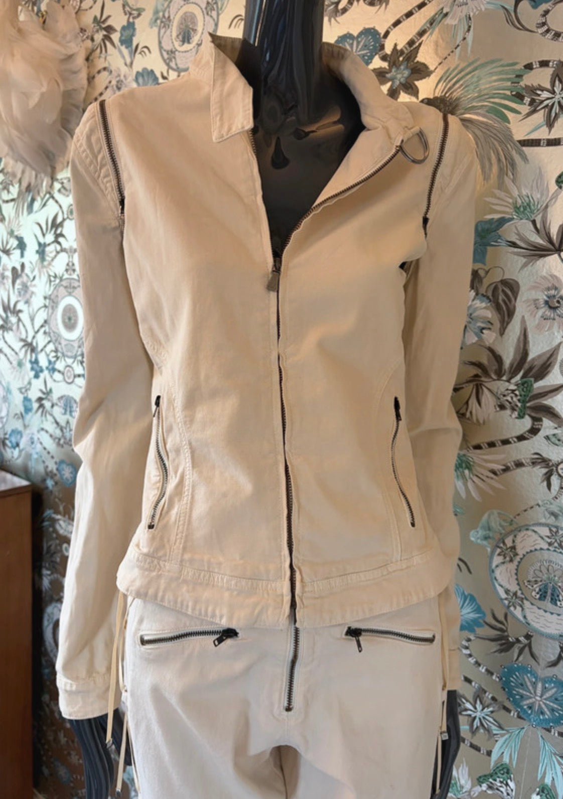 Vintage Versace Jeans Couture Lace Up Deconstructable Ensemble