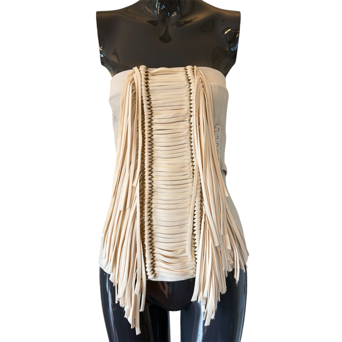Vintage Gucci SS2011 Fringed Corset
